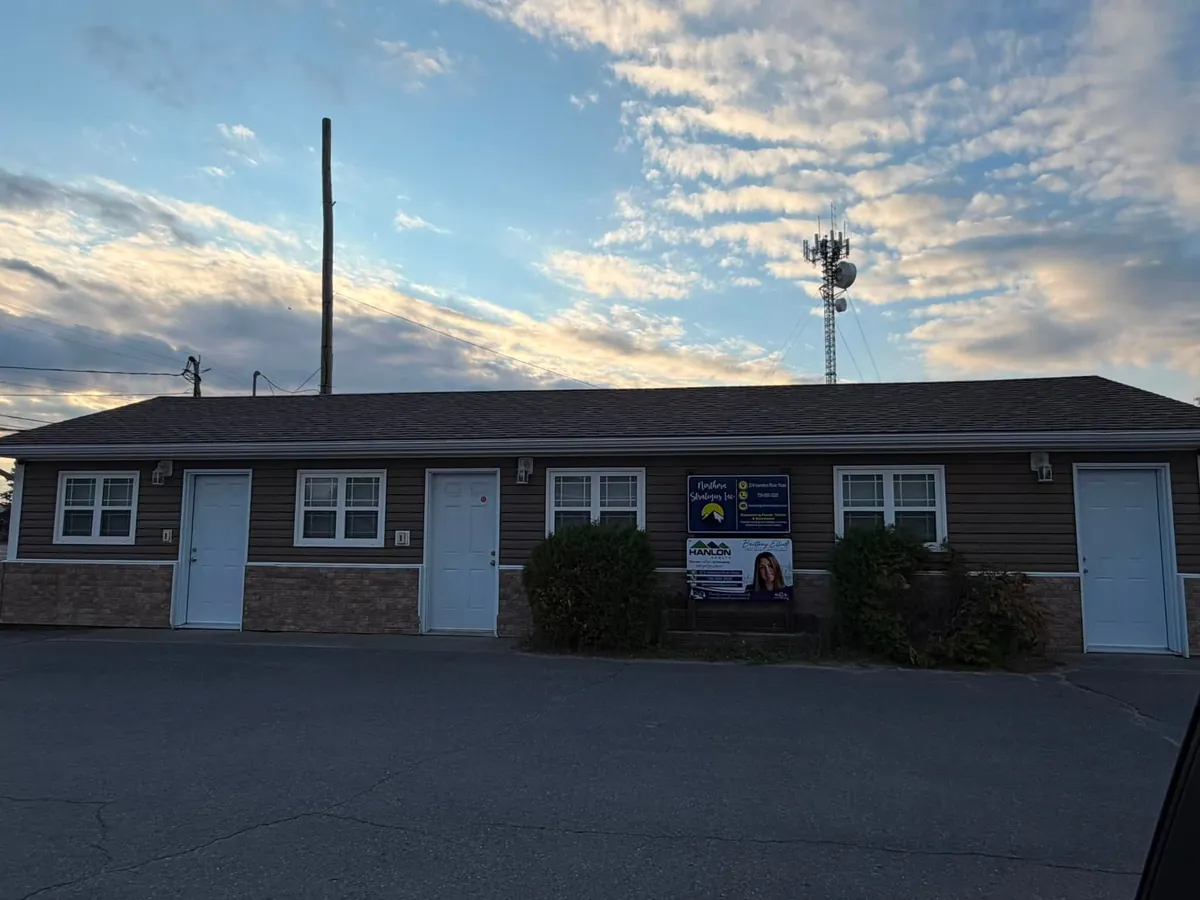 Northern Strategies training centre on Hamilton River Road at dusk
